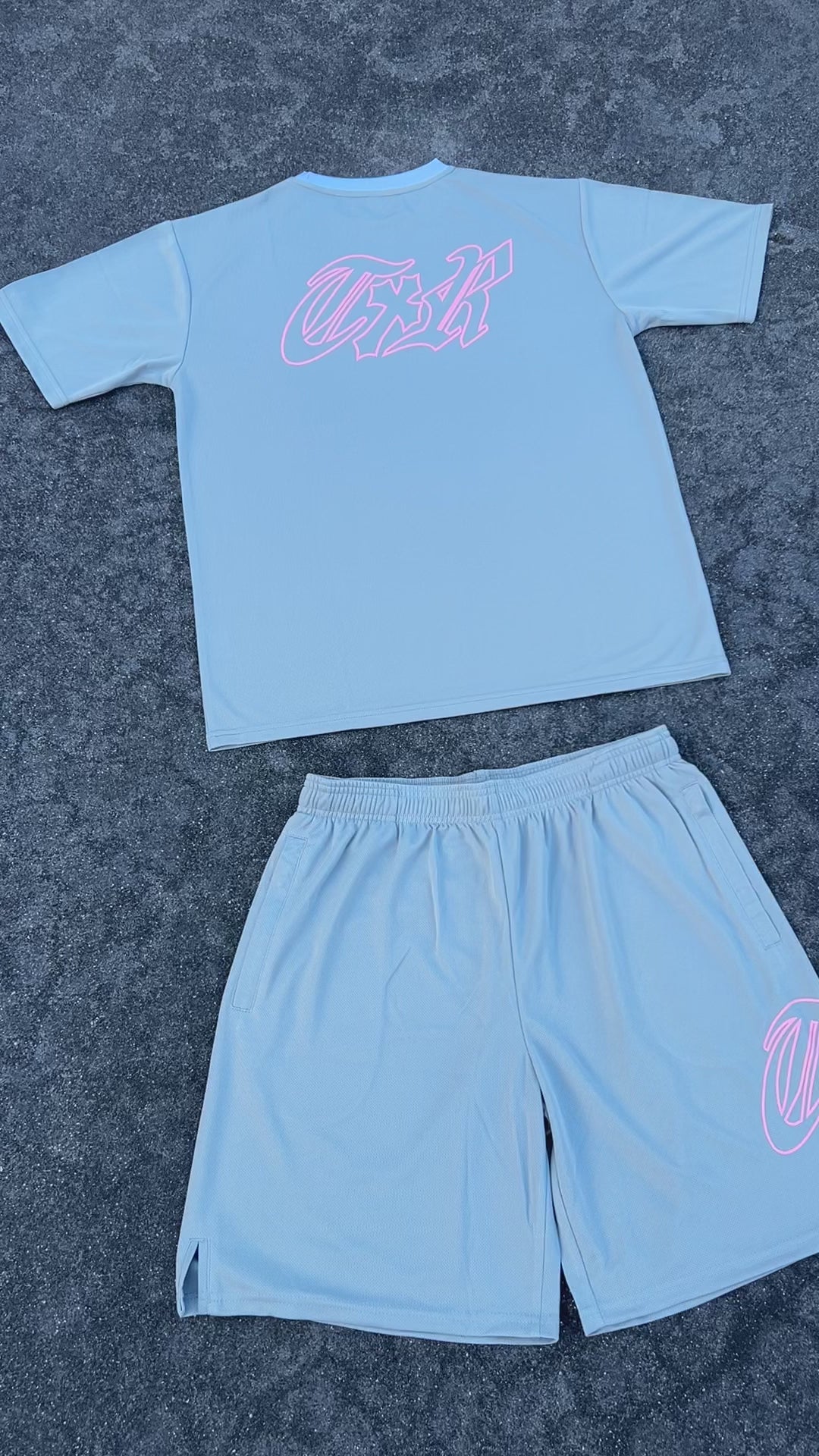 Mesh set gris