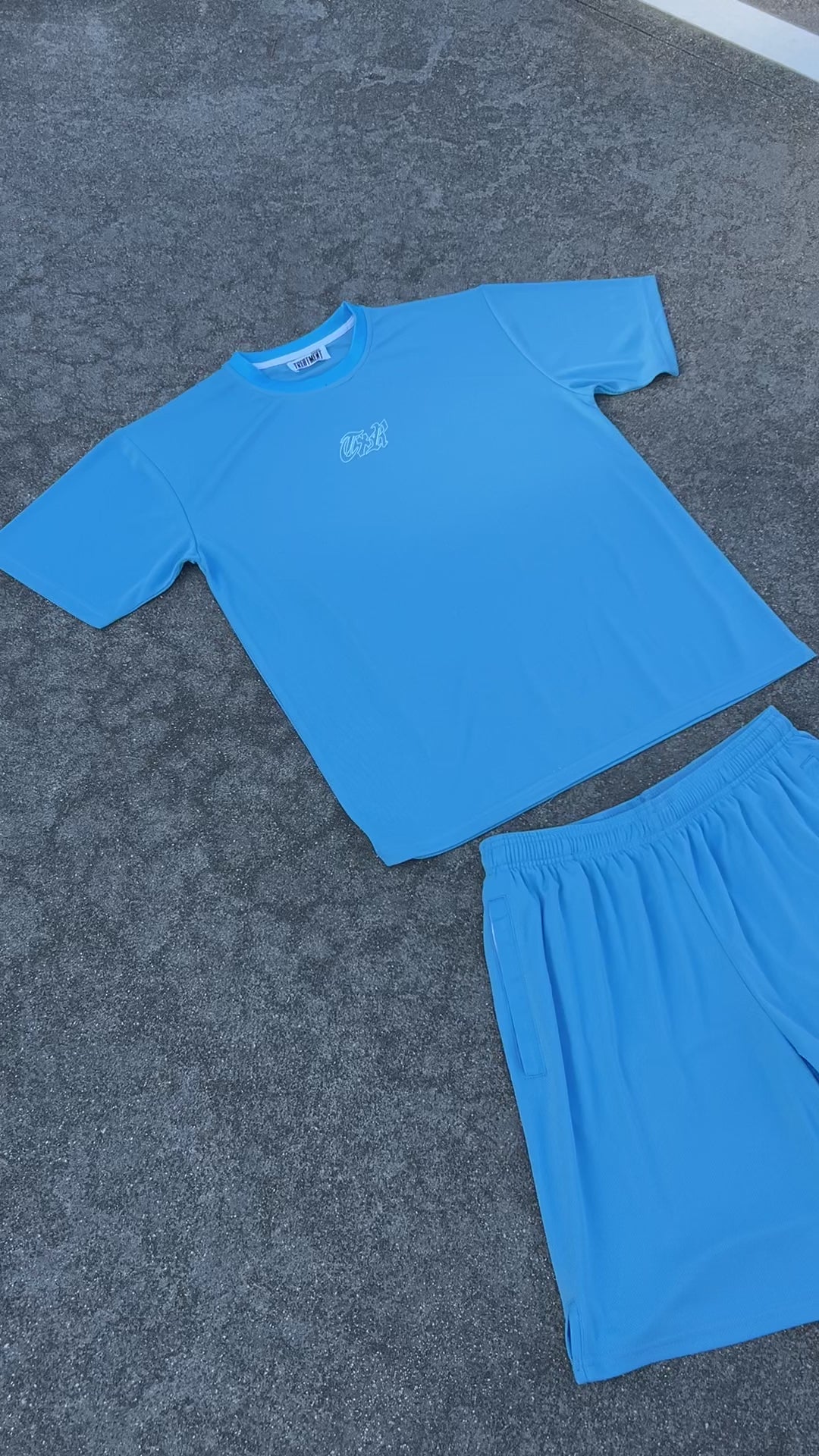 Mesh set azul